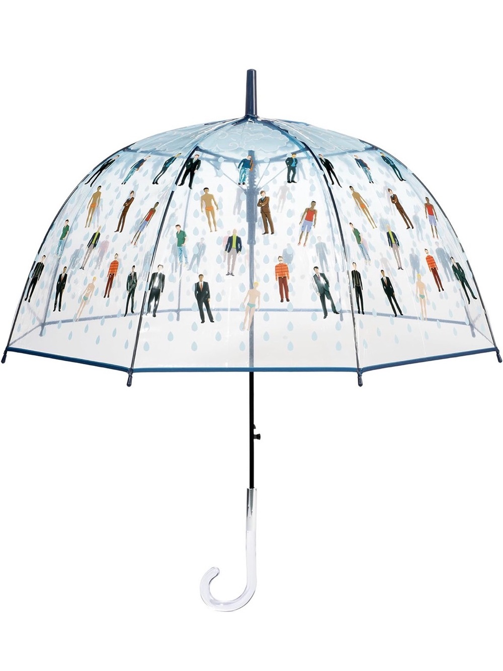 New Boutique “Raining Men” Clear Umbrella
